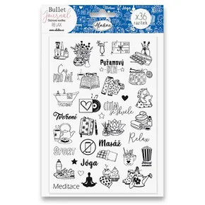 Stampo Bullet Relax Stempel, 36 Stück